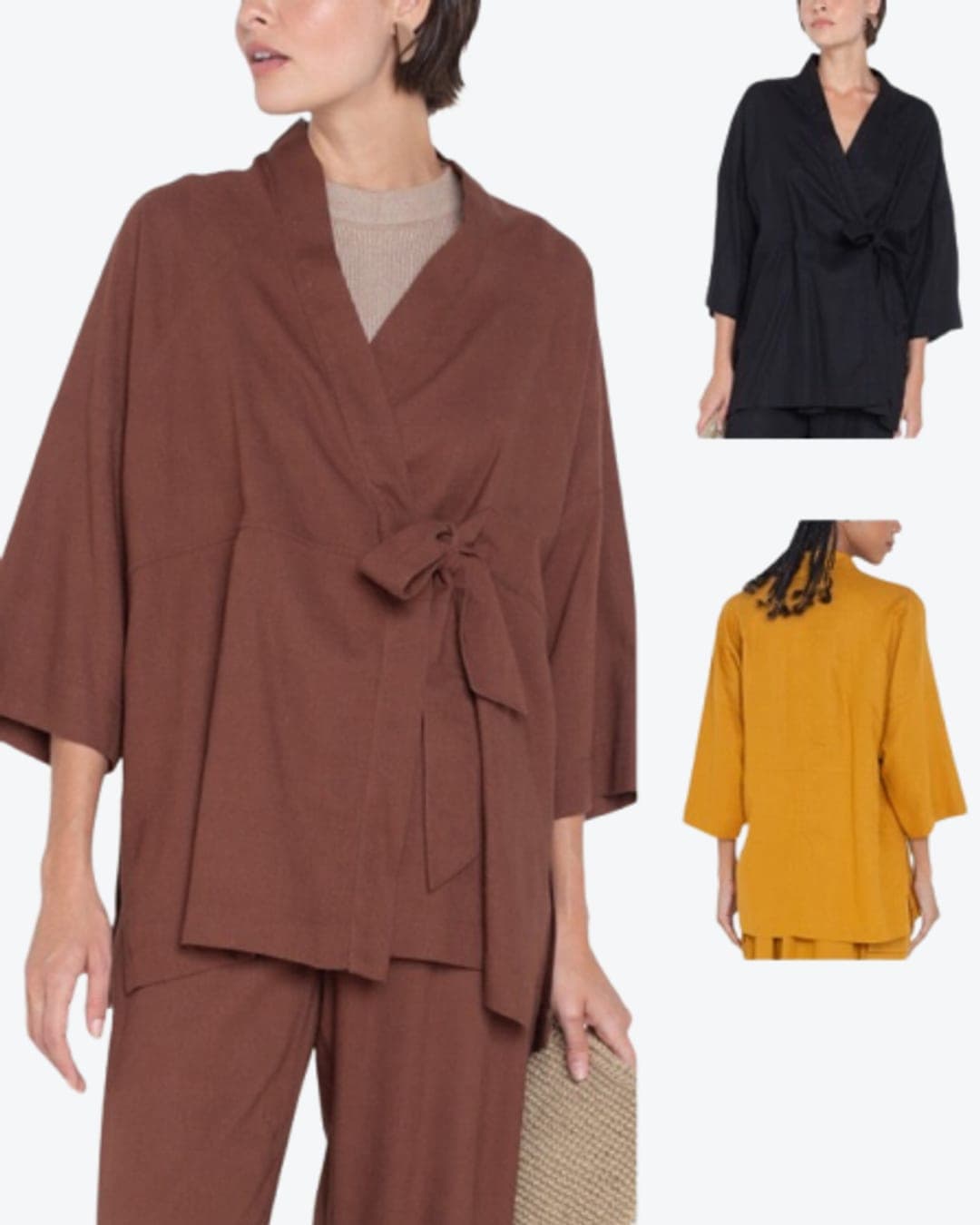 Kimono Winter Linho