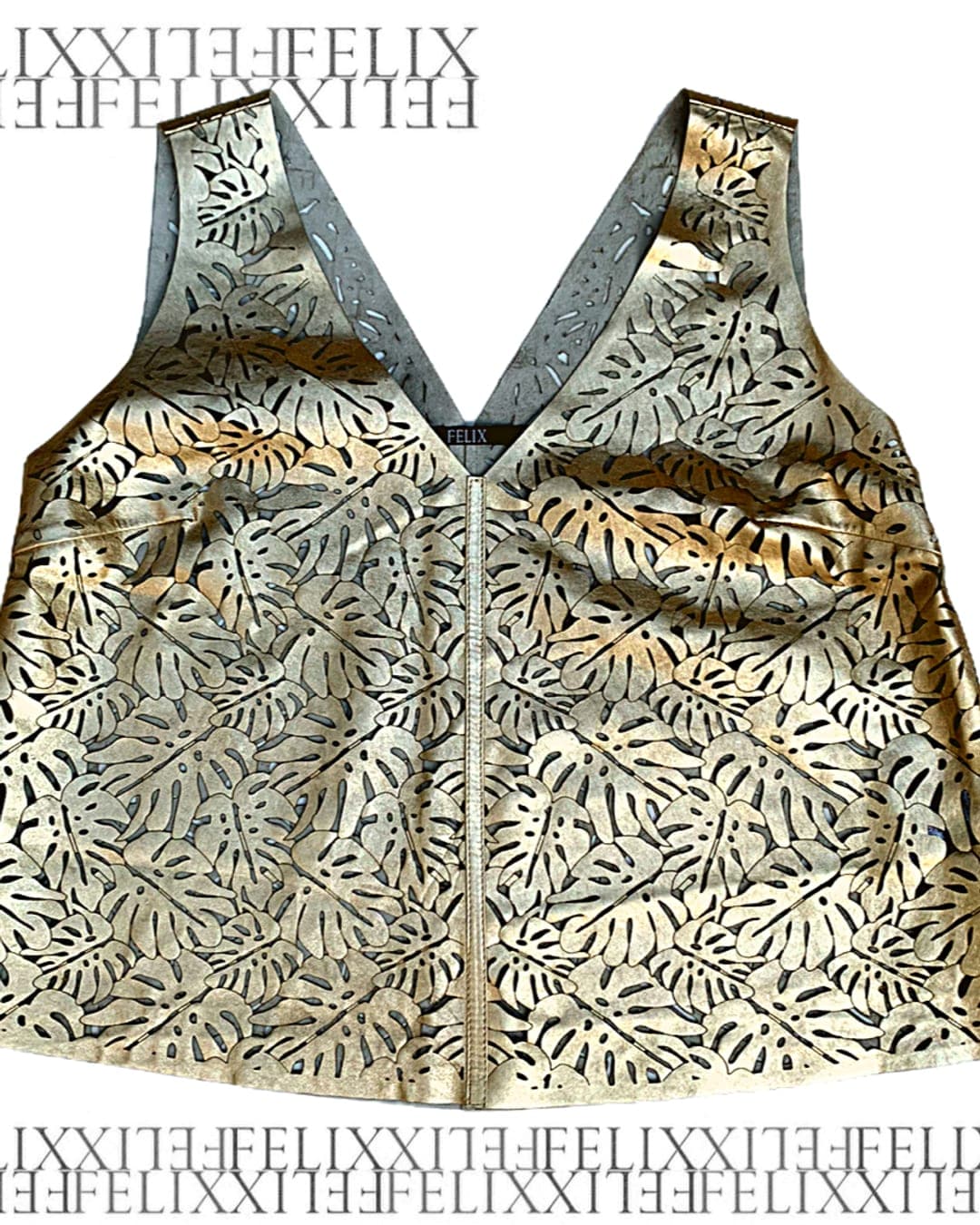 Bata Renda Tropical em Couro Legítimo - Linha FELIX Leather